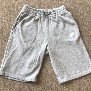 NIKE SHORTS GRAY COTTON size large